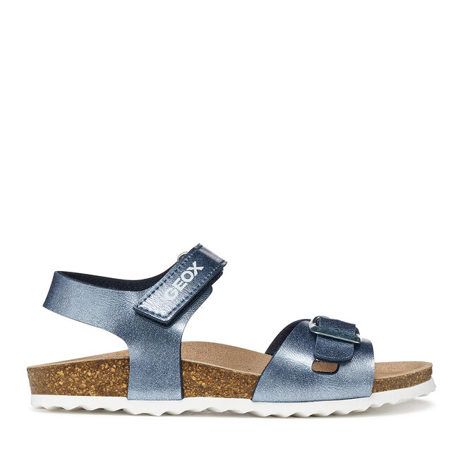 Sandały Geox J Adriel Girl J028MC 000BJ C4005 D Niebieski - dziewczęce