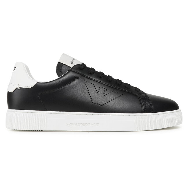 Снікерcи Emporio Armani X4X316 XF527 N642 Black/Opt.White • Eobuv.com.ua
