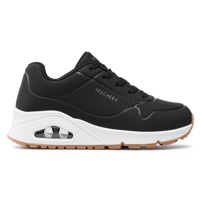 Sneakersy Skechers Uno 310024L BLK Czarny - dziewczęce