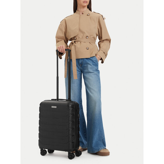 Walizka kabinowa GINO ROSSI CEO-GIN-S-001-05-BLACK3 Czarny -