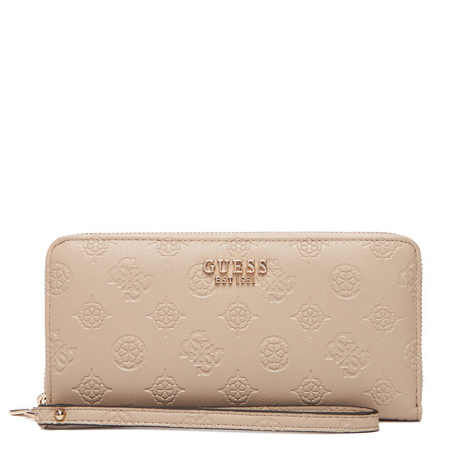 Duży Portfel Damski Guess Phoebe Slg SWPD96 - Beżowy