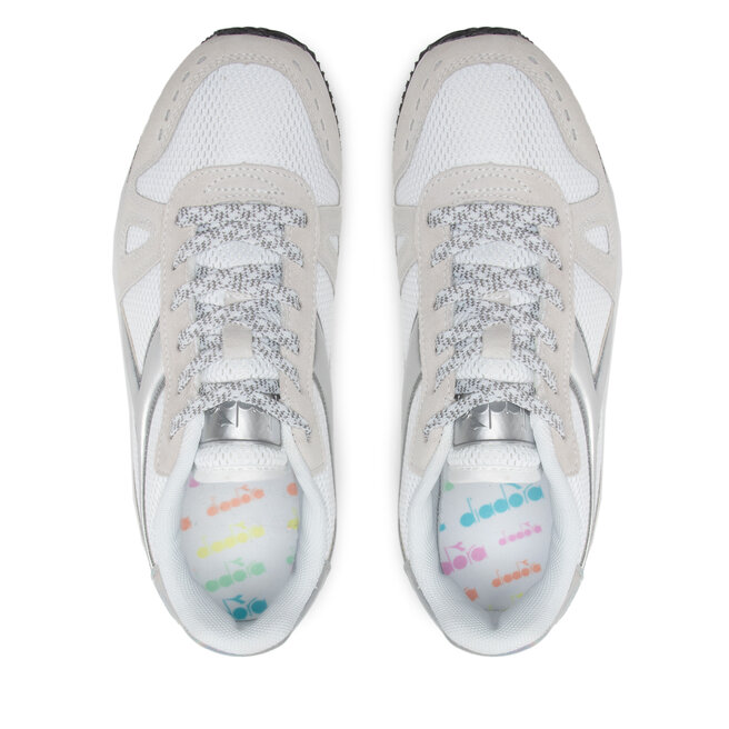 Diadora Deuce Unisex - Scarpe Basse In Sintetico, Bianco (20006), Taglia 40, Chiusura Con Lacci - 2