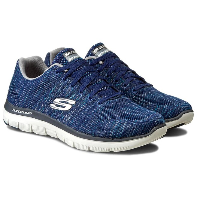 Schuhe Skechers Missing Link 52181 NVGY Navy Grey eschuhe