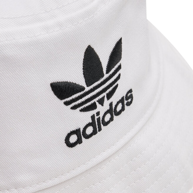 white adidas trefoil hat