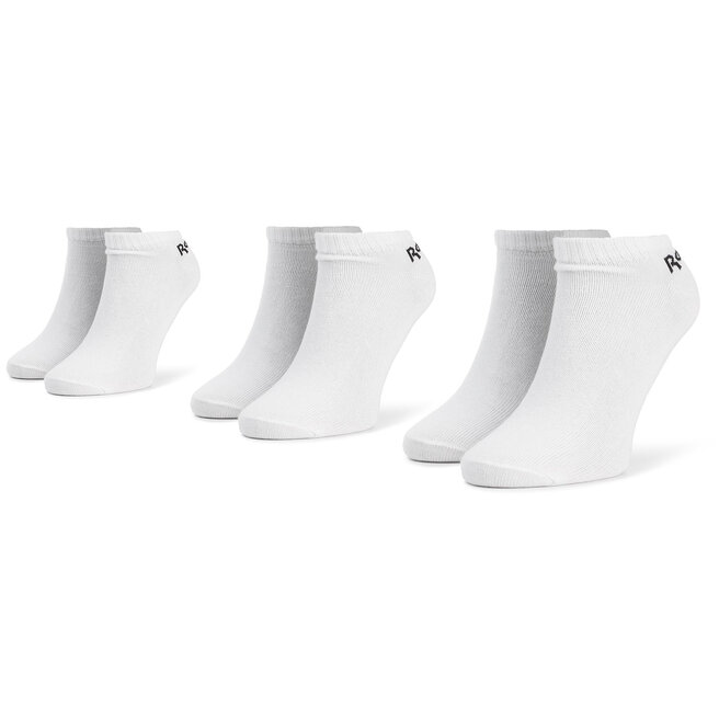 Σετ 3 ζευγάρια κοντές κάλτσες unisex Reebok Act Core Low Cut Sock 3p FL5224 White