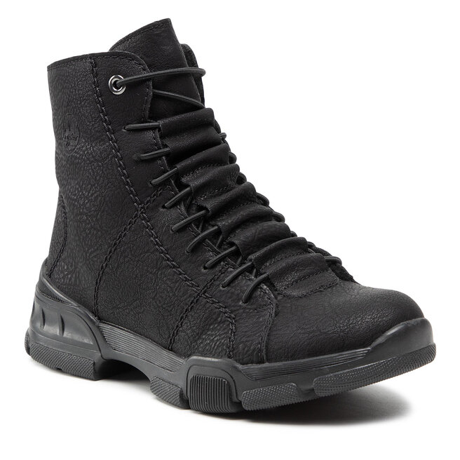 Botine Rieker X4428-00 Schwarz