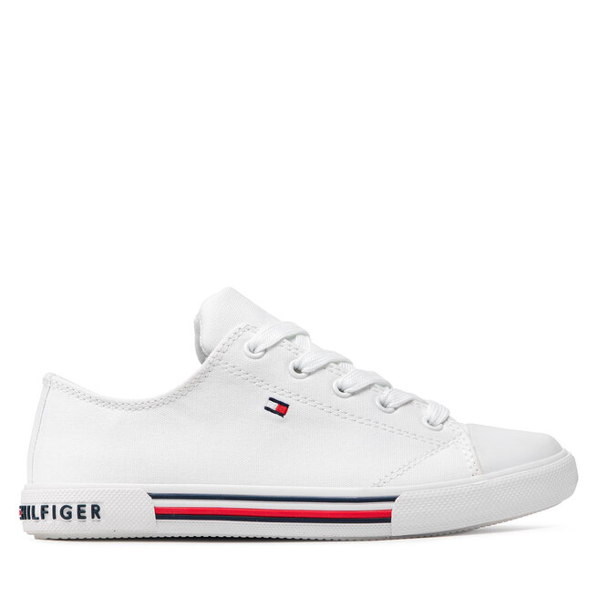 Tommy Hilfiger Zapatillas Tommy Hilfiger Low Cut Lace Up Sneaker T3X4-30692-0890 S White 100