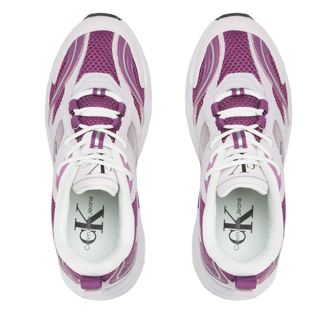 Calvin Klein Jeans Сникърси Calvin Klein Jeans Retro Tennis Su-Mesh W YW0YW00891 Amethyst/Ghost Grey 0KB