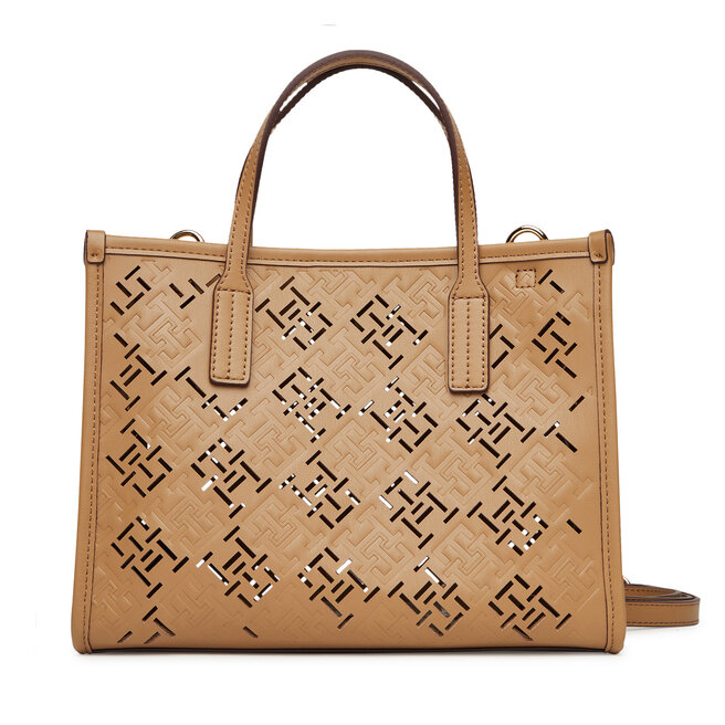 Torebka Tommy Hilfiger Th City Mini - Brązowy