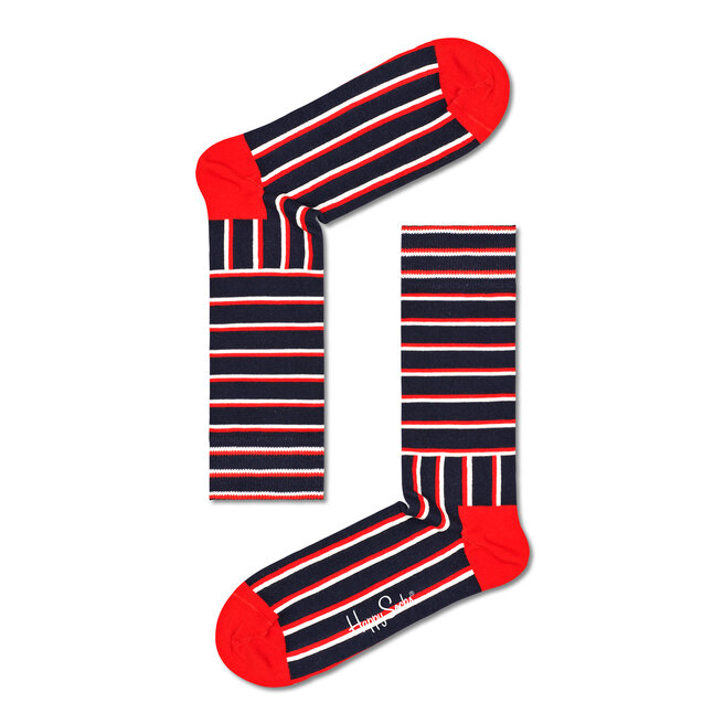 Happy Socks Pánské klasické ponožky Happy Socks BSS01-6500 Tmavomodrá