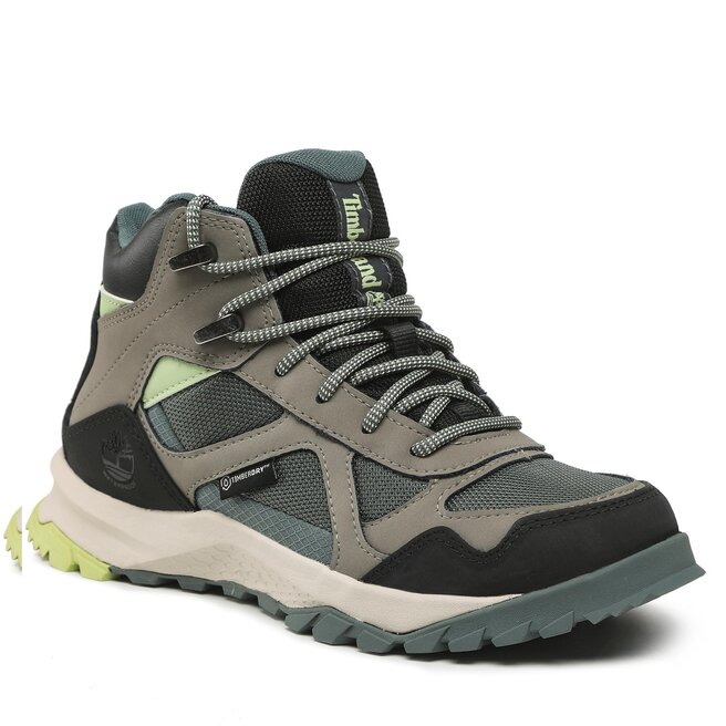 Timberland Bakancs Timberland Lincoln Pk Lite Mid TB0A29MK1101 Md Grey Lthr W Grn