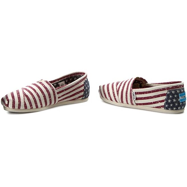 Chaussures basses Toms Classic 10007992 Americana Canvas Flag