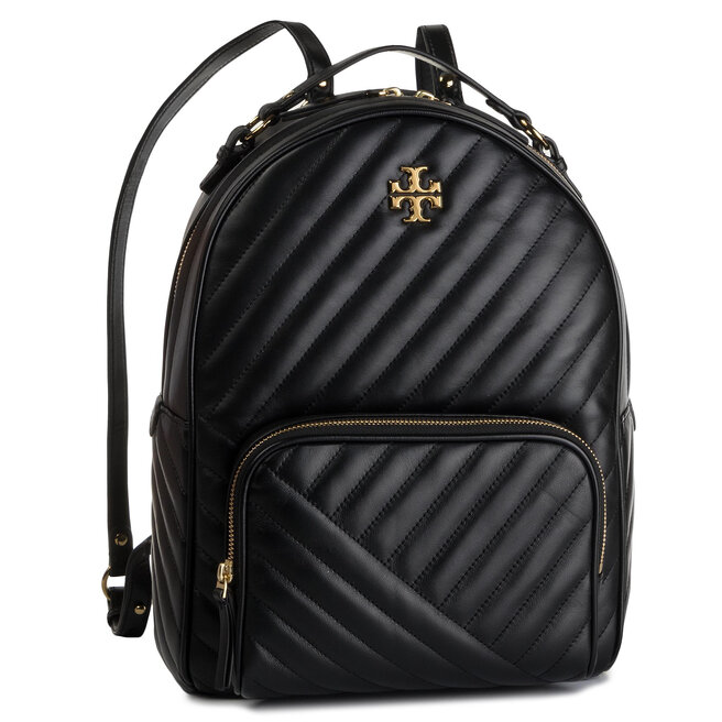 Ryggs ck Tory Burch Kira Chevron Zip Around Backpack 55220 Black
