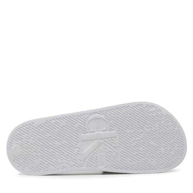 Calvin Klein Jeans Sandaler och Slip-ons Calvin Klein Jeans Slide Silver Monogram YW0YW00638 Silver 00T