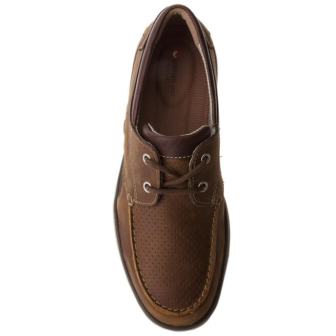 Halbschuhe Clarks Un Abode Step 261326157 Dark Tan Lea eschuhe.de