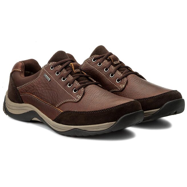 Clarks Baystonego Gtx GORE TEX 261193577 Mahogany Leather