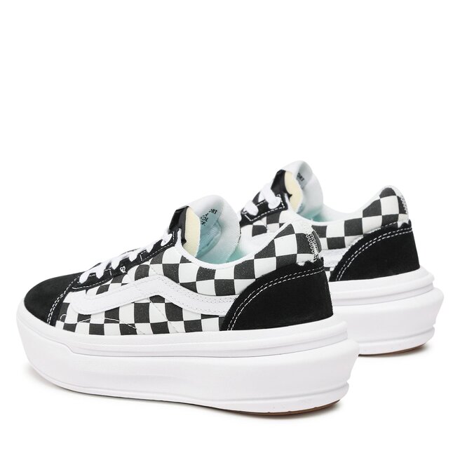 Vans old skool online platform black white checkerboard