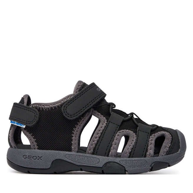 Sandały Geox B Sandal Multy Boy B650FA 05014 C9999 S Czarny - chłopięce