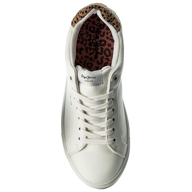 Pepe Jeans Półbuty Pepe Jeans Adams Junior PGS30303 White 800