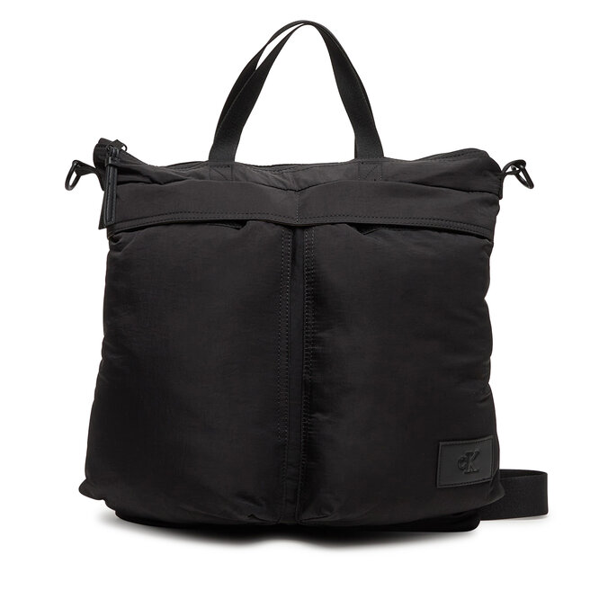 Torba na laptopa Calvin Klein Jeans Metro Nylon Helmet Bag - Czarny