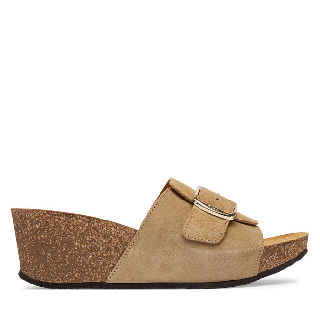 Klapki Scholl Tropica Buckle Med. MF00880 Beżowy -