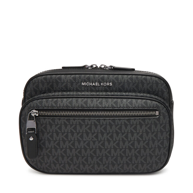 Saszetka nerka MICHAEL Michael Kors Hudson - Czarny