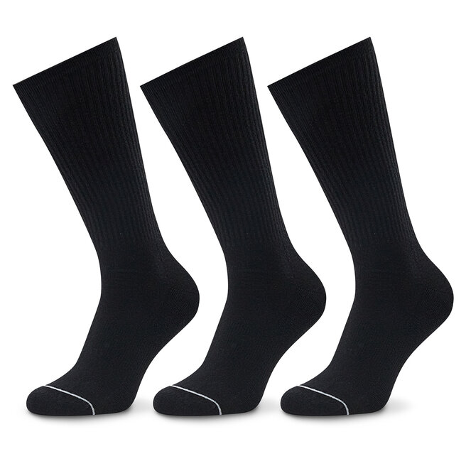 Σετ ψηλές κάλτσες ανδρικές 3 τεμαχίων Calvin Klein 701218725 Black 001