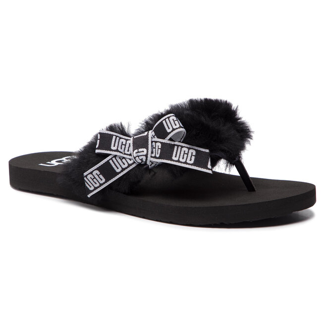 Flip flop Ugg W Sunset Graphic 1101046 W Blk epantofi.ro