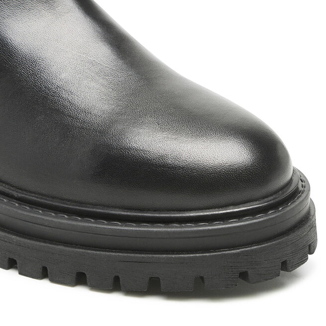 Geox Polokozačky Geox D Iridea O D26HRO 00043 C9999 Black