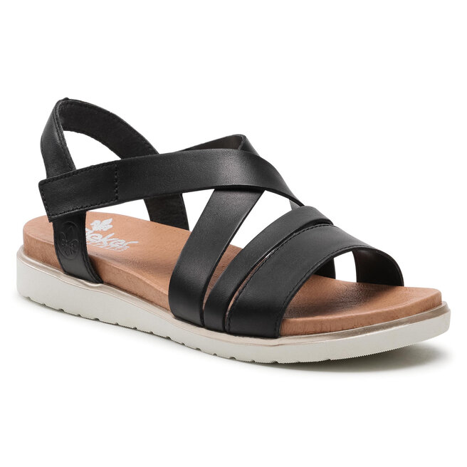 Sandali Rieker V5073 00 Schwarz escarpe