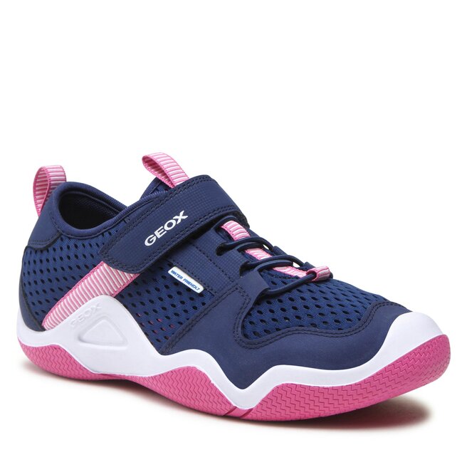 Pantofi Geox J Wader Girl J3508A01450C4268 D Navy/Fuchsia epantofi-Copii-Fete-Pantofi imagine noua gjx.ro