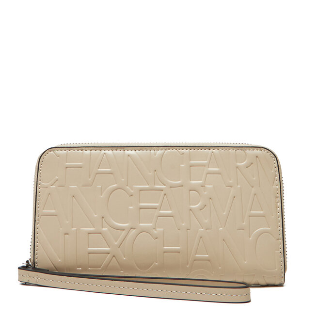 Duży Portfel Damski Armani Exchange 948451 CC793 - Beżowy