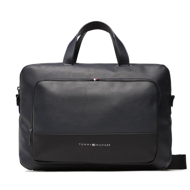 Geantă pentru laptop Tommy Hilfiger Th Essential Slim Computer Bag AM0AM10926 DW6 AM0AM10926