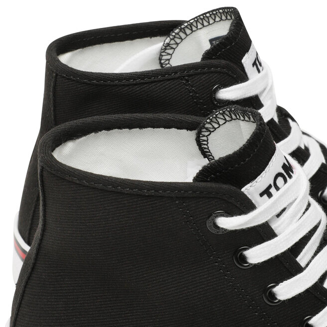 Tommy Jeans Sneakers Tommy Jeans Essential Mid Wmn EN0EN01797 Black BDS