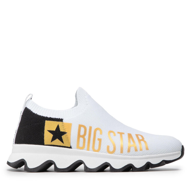 Big Star Shoes Сникърси BIG STAR JJ274A142 White/Black/Gold