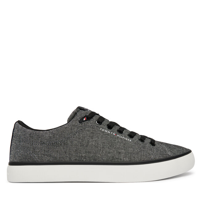 Tenisówki Tommy Hilfiger Th Hi Vulc Core Low Chambray FM0FM05818 Szary - męskie