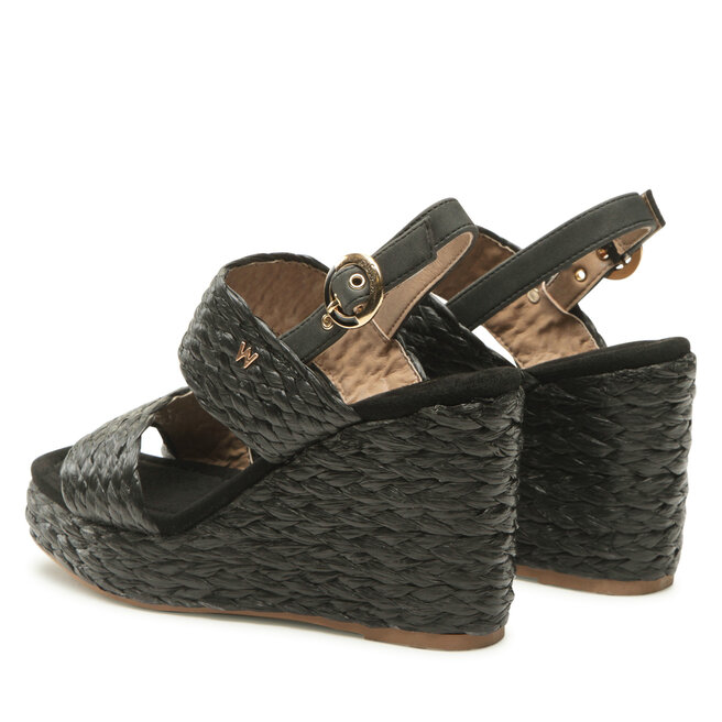 Wrangler Sandali Wrangler Cohibara Raffia WL31553A Black 062