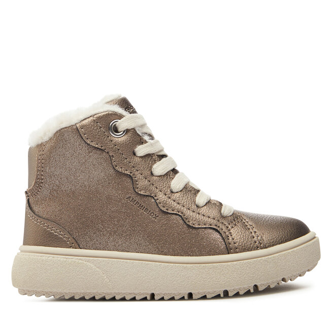 Geox Meisjes J Theleven Girl E Sneakers, zwart, 34 EU