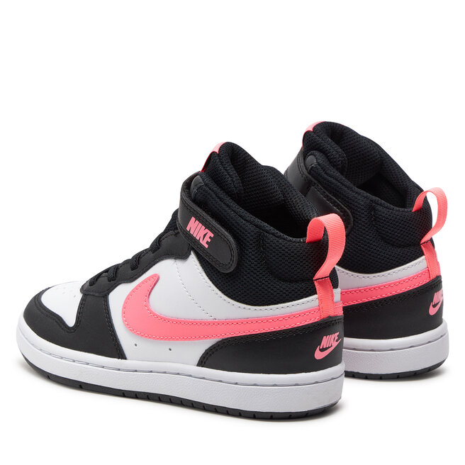 Pantofi Nike Court Borough Mid 2 (Psv) CD7783 005 Black/Sunset Pulse