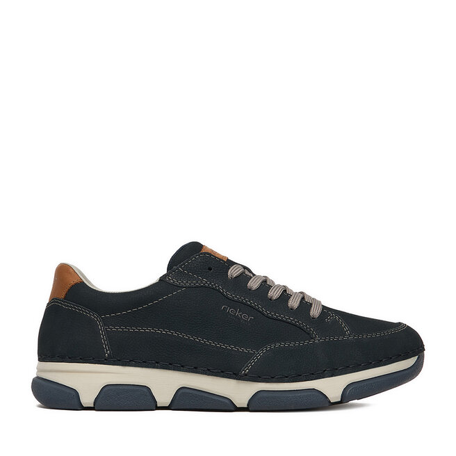 Półbuty Rieker 15900-14 Granatowy - męskie