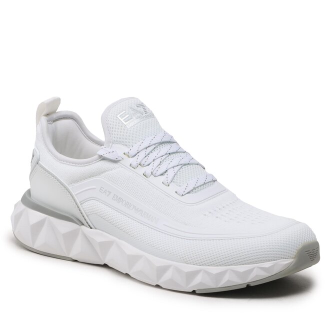Sneakers EA7 Emporio Armani X8X106 XK262 M696 White/Silver Armani imagine noua