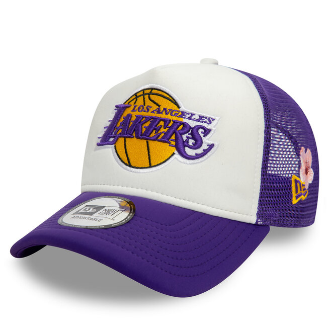 Czapka z daszkiem New Era 940 Af trucker NBA Flower LOSLAK - Biały