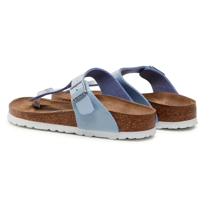 birkenstock patent dove blue