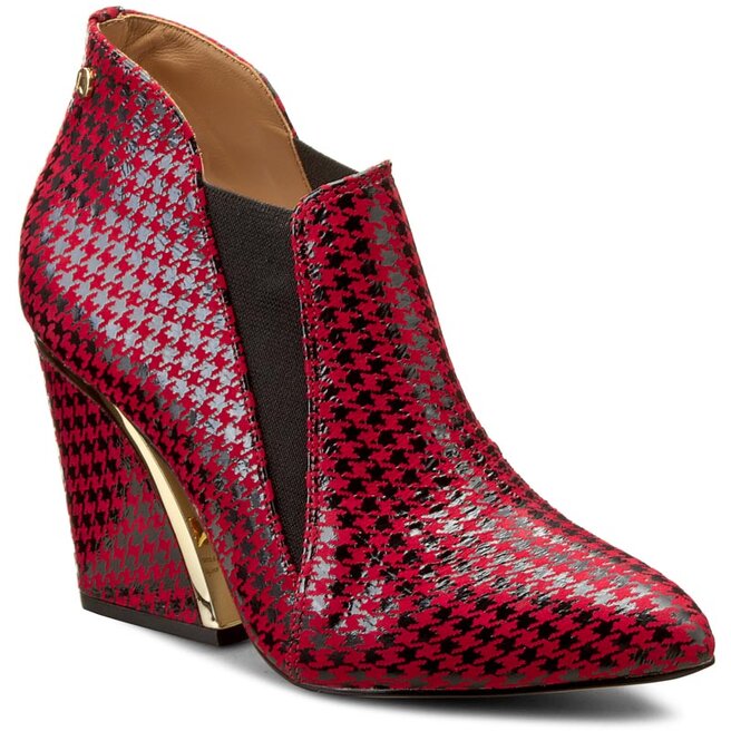 Botines Kazar Kimberly 26236 02 57 Czarny Czerwony zapatos.es