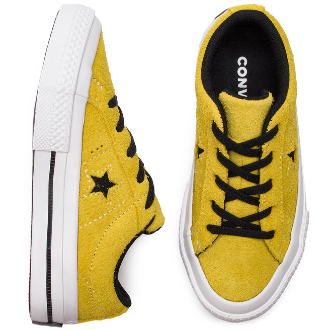 Converse Sneakers aus Stoff Converse One Star Ox 363690C Bold Citron/Black/White