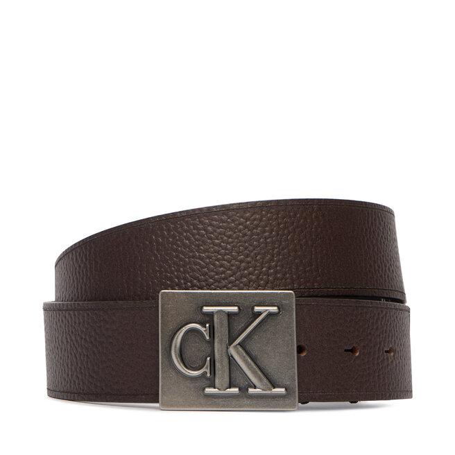Pasek Męski Calvin Klein LV04D7111G Brązowy ciemny -