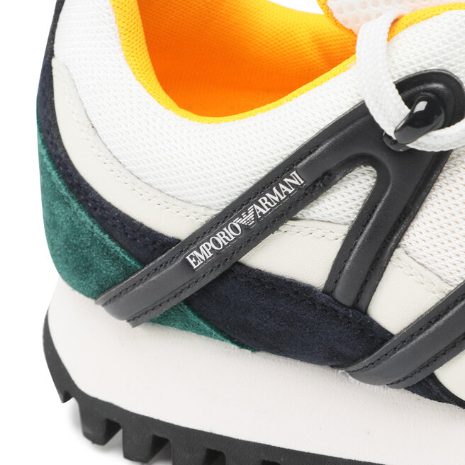 Emporio Armani Sneakersy Emporio Armani X4X555 XM996 Q842 Gren/Navy/Off Wht/Na