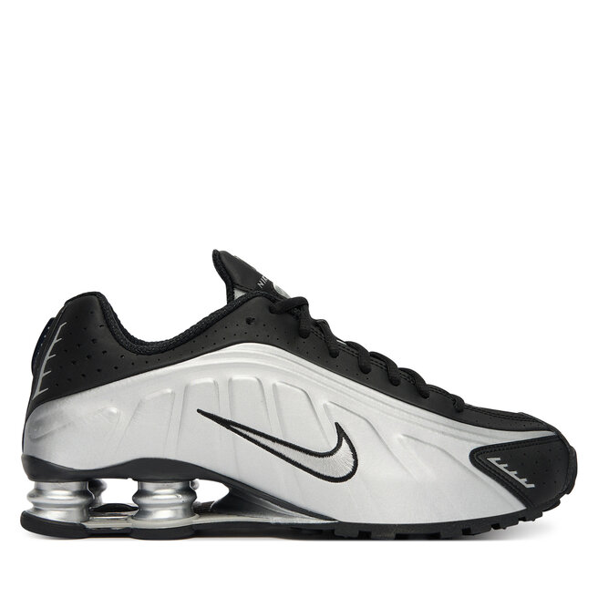 Sneakersy Nike Shox R4 HQ1988 007 Srebrny - męskie