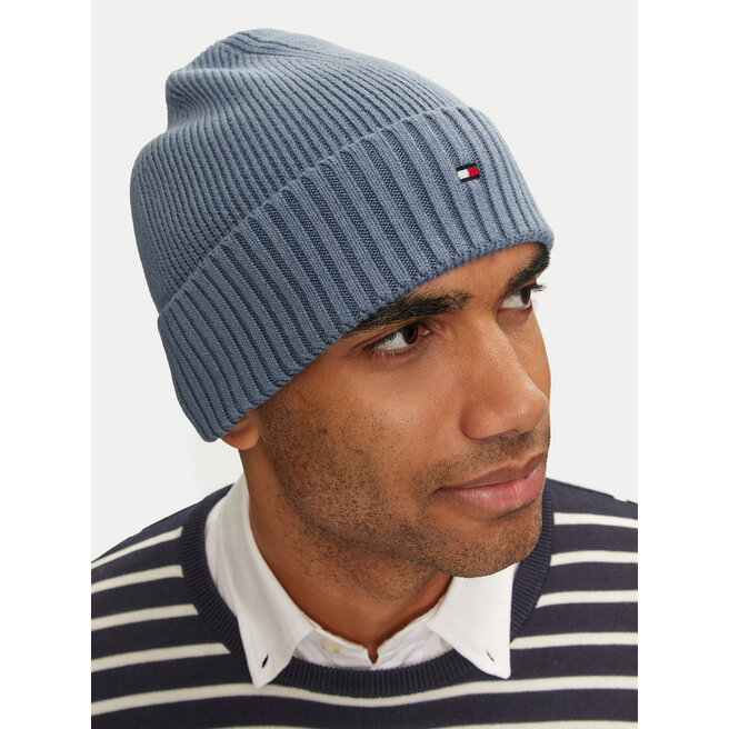 Czapka Tommy Hilfiger Flag - Niebieski