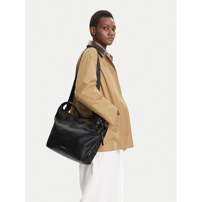 Torebka Liu Jo Ecs M Hobo AF5058 E0058 Czarny -